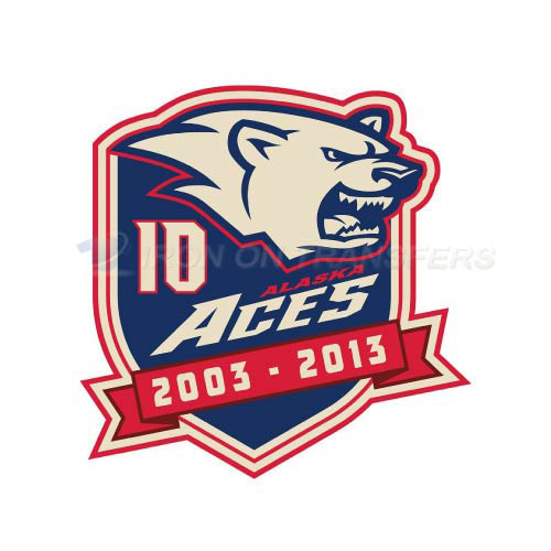 Alaska Aces Iron-on Stickers (Heat Transfers)NO.9216